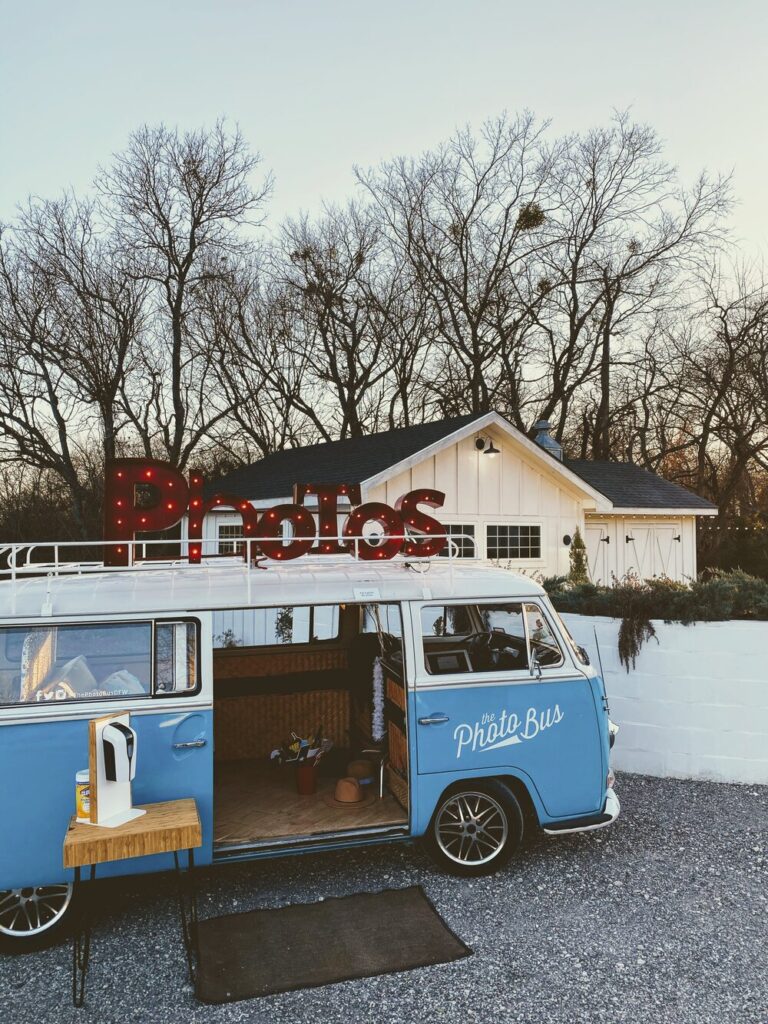 Photo booth bus